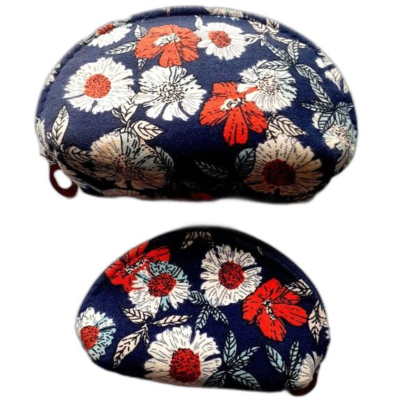 Set of Two Floral Zippered Coin Purses - Picture 4 of 7